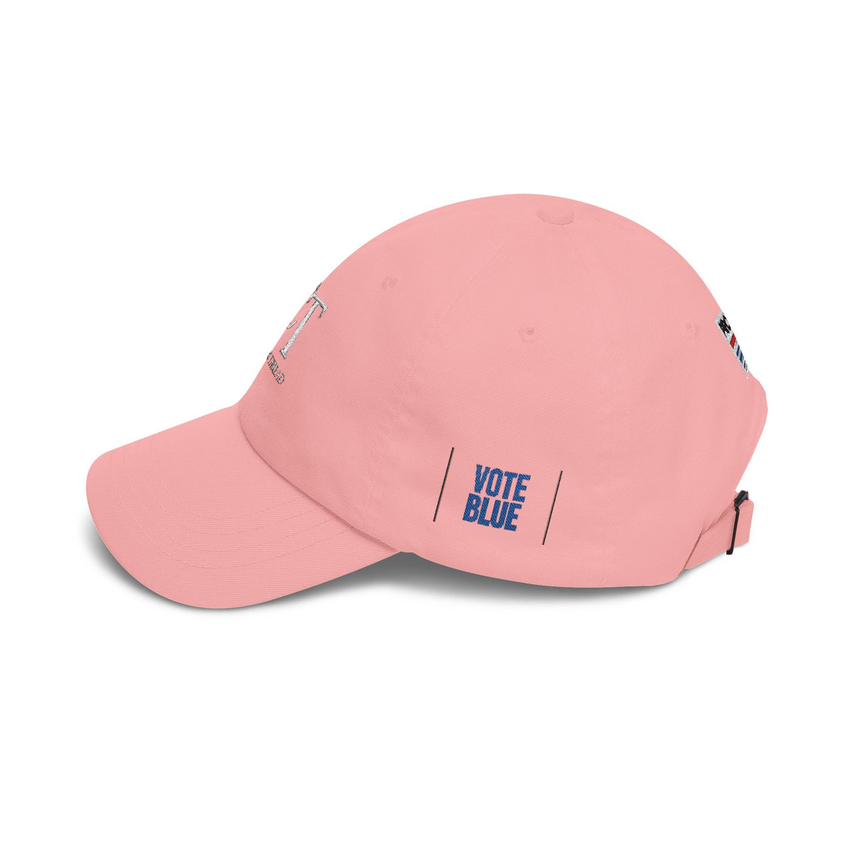 Dad Cap — Minimalist White 'CT' Logo Baseball Hat with 'Project' Back Embroidery - Make a Statement Without Saying a Word!
