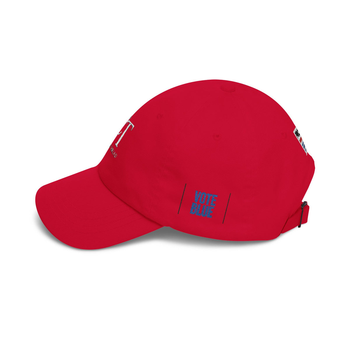 Dad Cap — Minimalist White 'CT' Logo Baseball Hat with 'Project' Back Embroidery - Make a Statement Without Saying a Word!