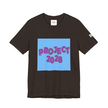 Project 2028 Tee — 'Democracy Isn’t Automatic' Political Campaign T‑Shirt - Make a Statement Without Saying a Word!