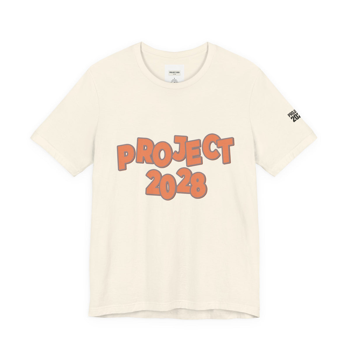 Project 2028 T‑Shirt — “Democracy Isn’t Automatic” Political Campaign Tee - Make a Statement Without Saying a Word!