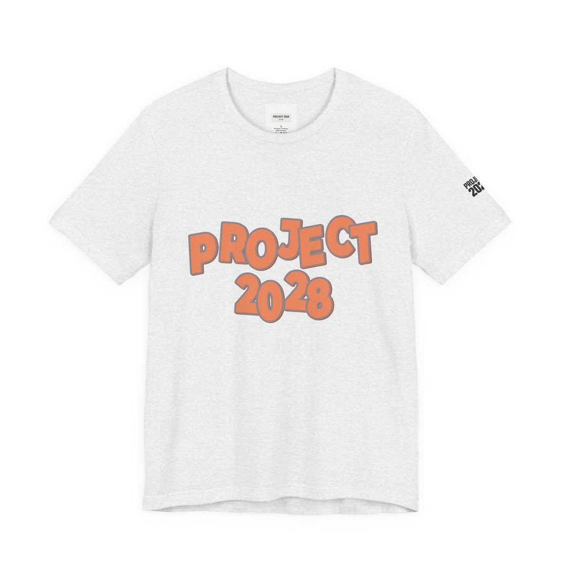 Project 2028 T‑Shirt — “Democracy Isn’t Automatic” Political Campaign Tee - Make a Statement Without Saying a Word!