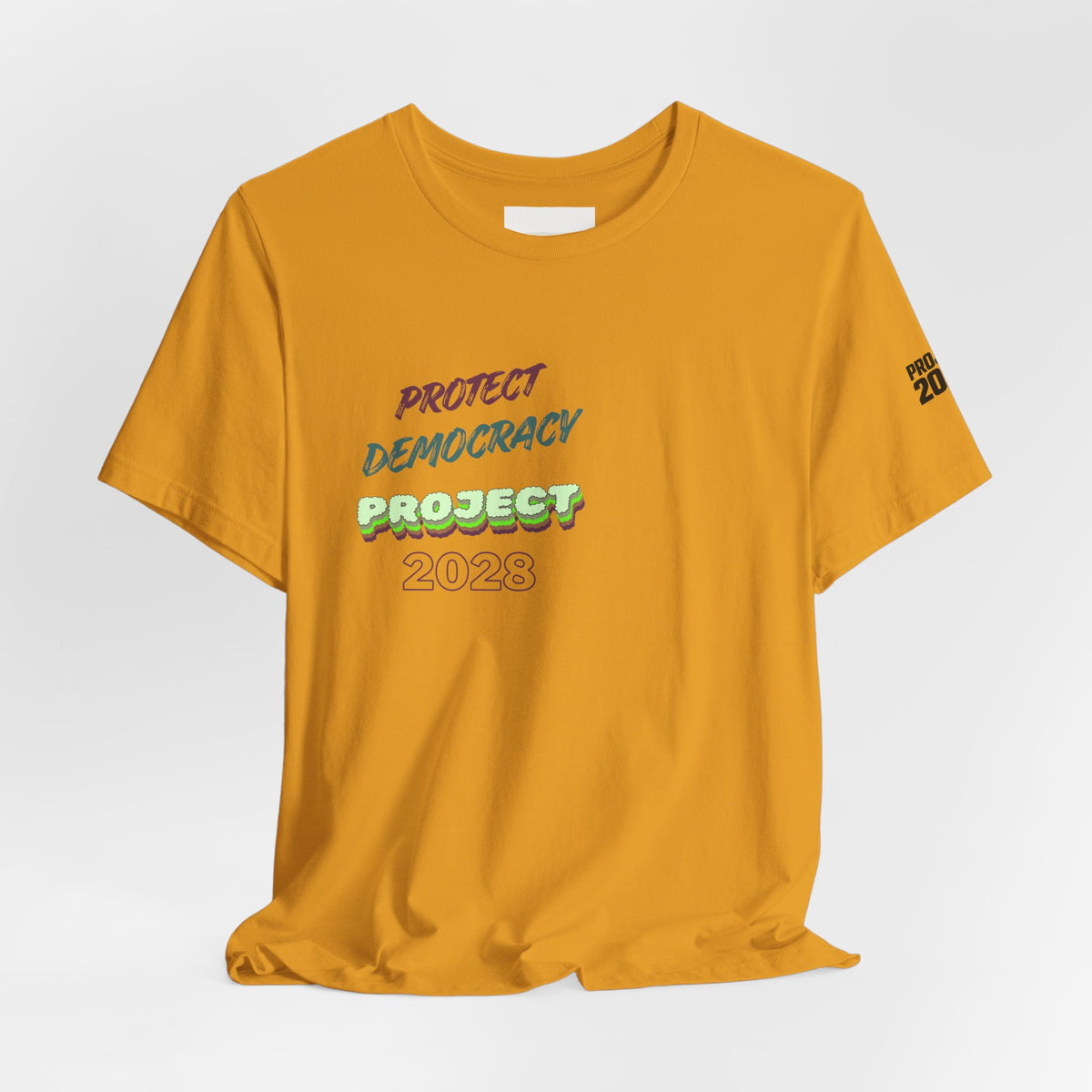 Protect Democracy Project 2023 Tee — "Democracy Isn't Automatic" Graphic T‑Shirt - Make a Statement Without Saying a Word!