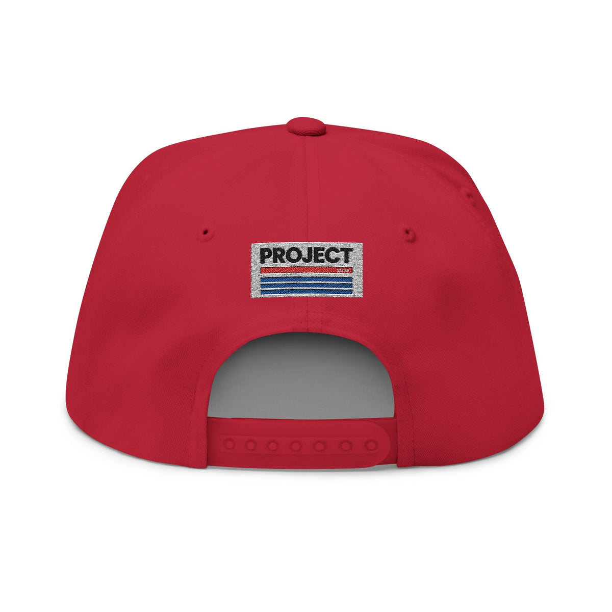 Flat Bill Cap — Anti-MAGA Embroidered Snapback - Make a Statement Without Saying a Word!