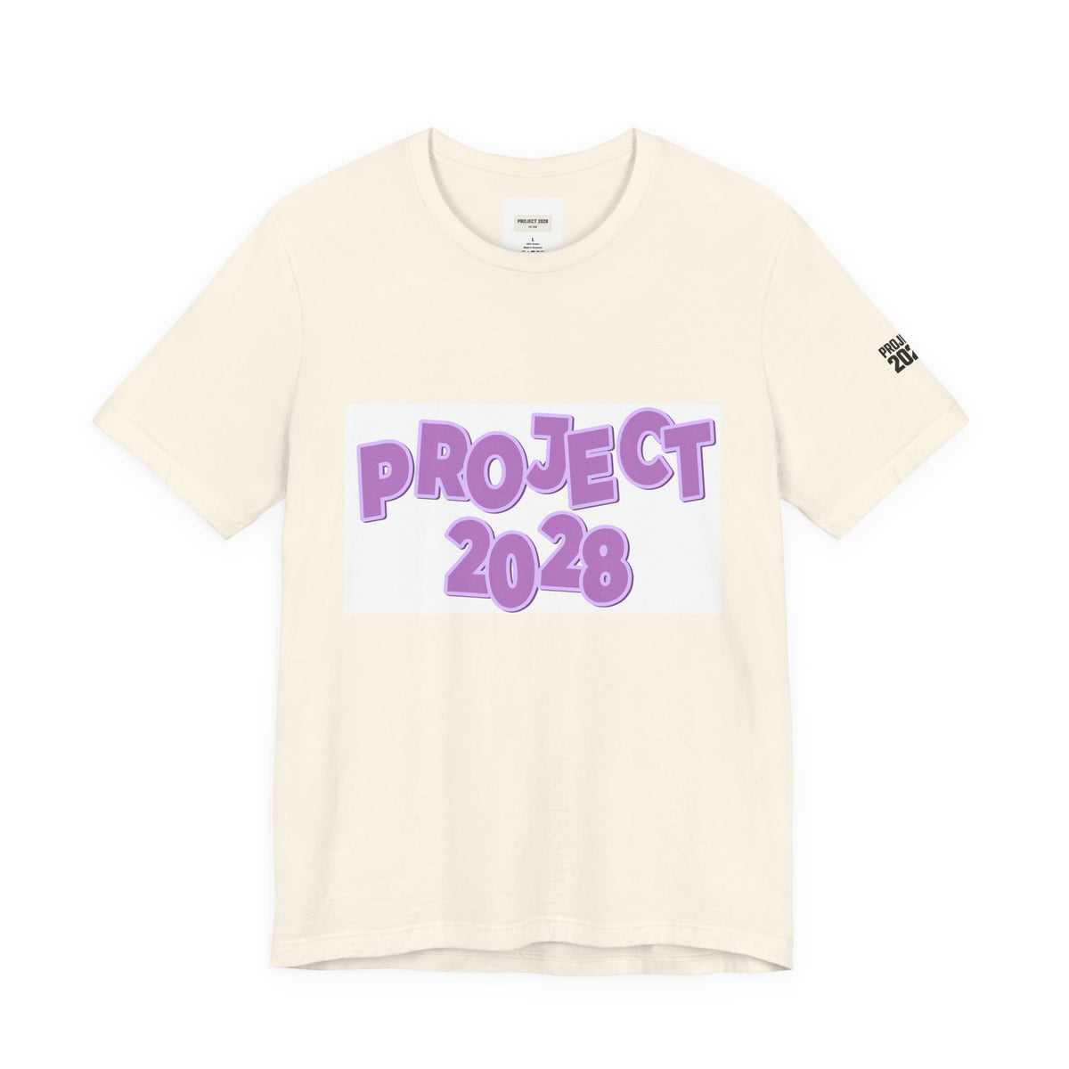 Project 2028 T-Shirt — “Democracy Isn’t Automatic” Political Activism Tee - Make a Statement Without Saying a Word!