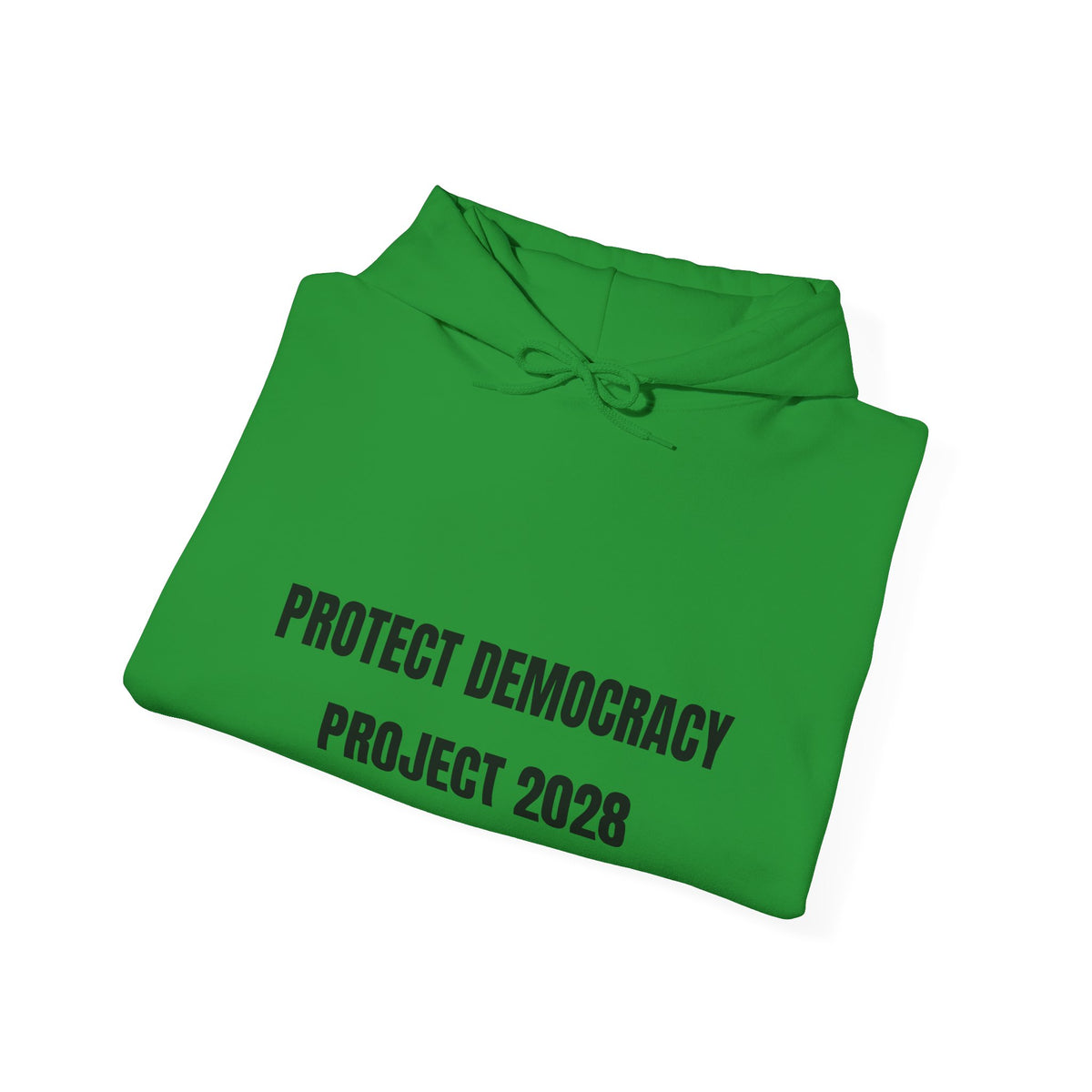 Protect Democracy Project 2028 Hoodie | democracy text design