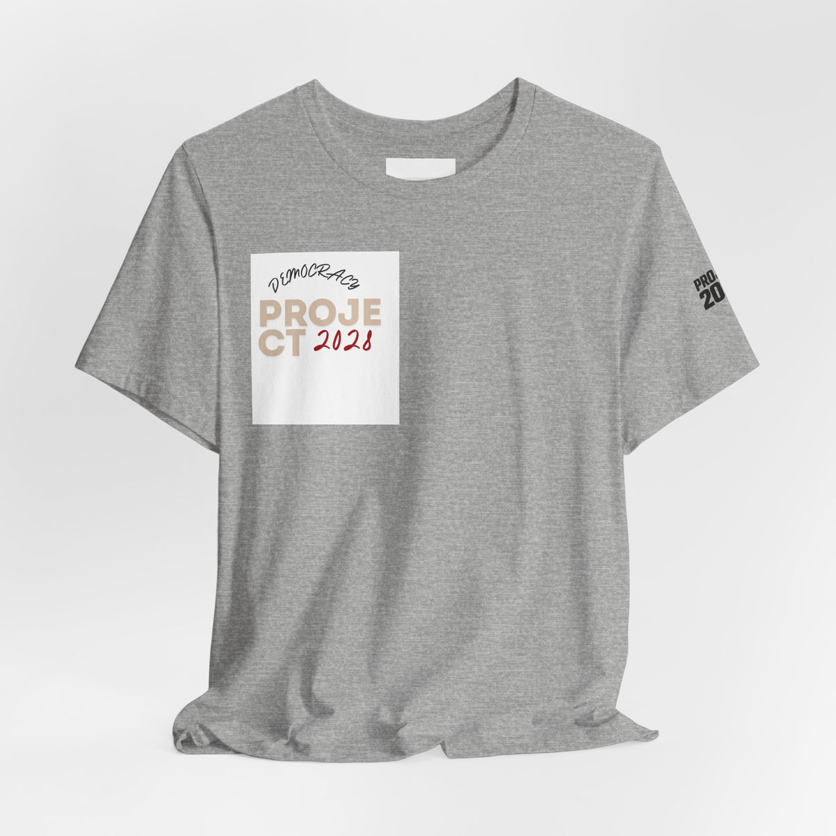 Project 2021 Tee — 'Democracy Isn't Automatic' Graphic Shirt - Make a Statement Without Saying a Word!