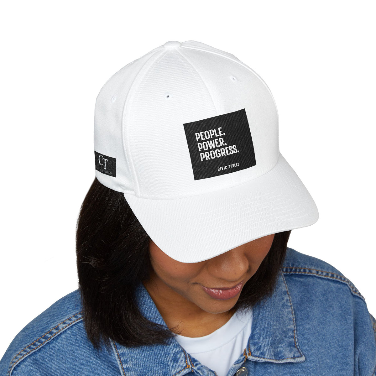 Embroidered Cap — "People. Power. Progress." (Project 2028)