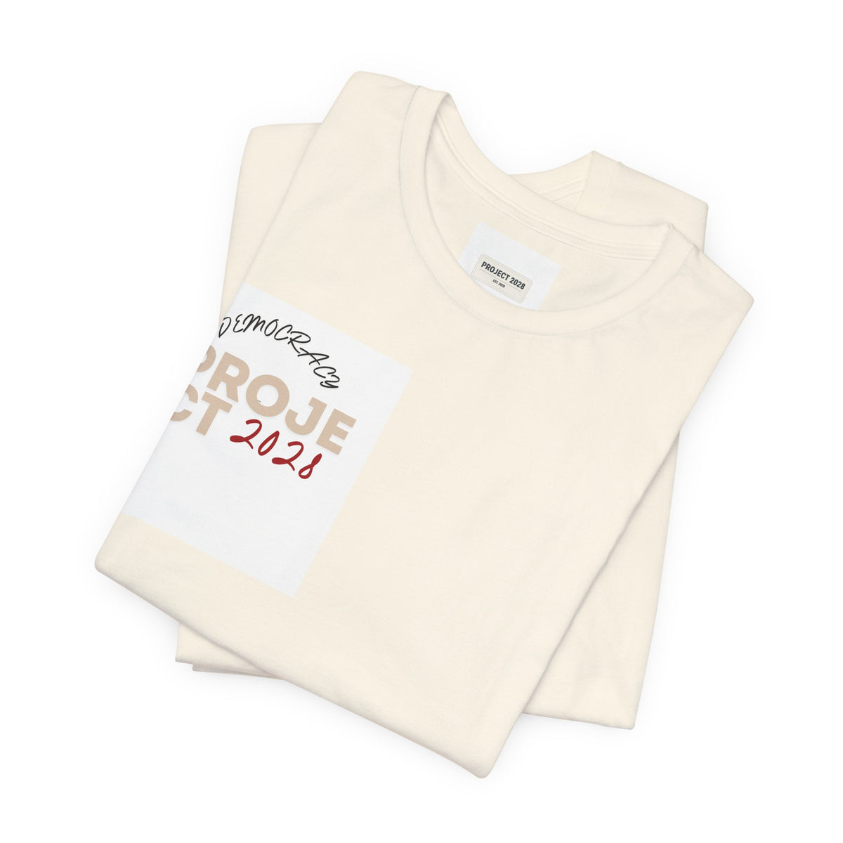 Project 2021 Tee — 'Democracy Isn't Automatic' Graphic Shirt - Make a Statement Without Saying a Word!