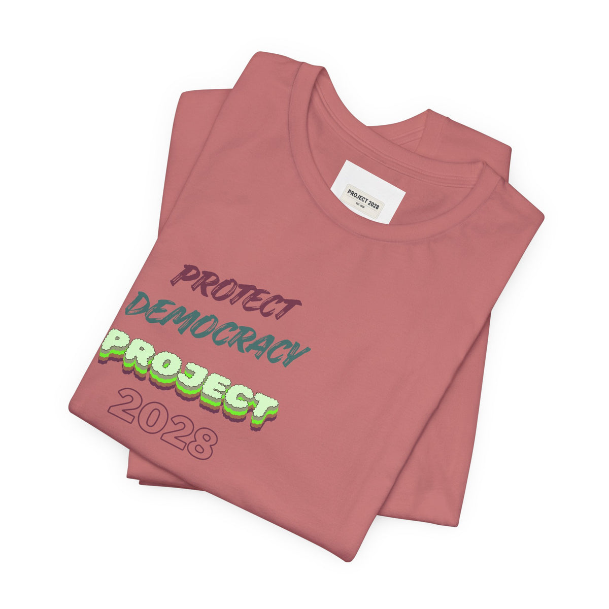 Protect Democracy Project 2023 Tee — "Democracy Isn't Automatic" Graphic T‑Shirt - Make a Statement Without Saying a Word!