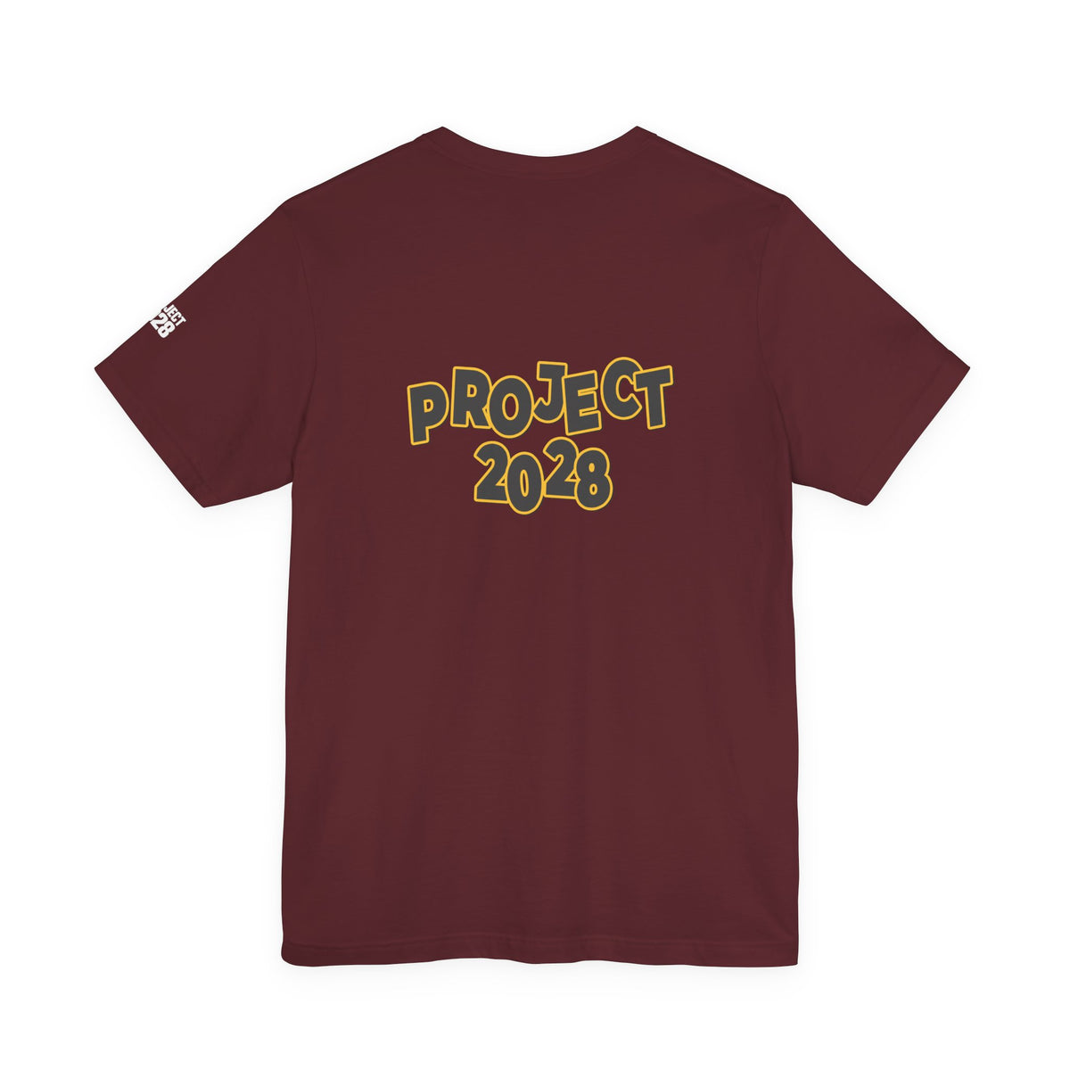 Don't Look Back Tee — 'Project 2028' Motivational Graphic T-Shirt - Make a Statement Without Saying a Word!