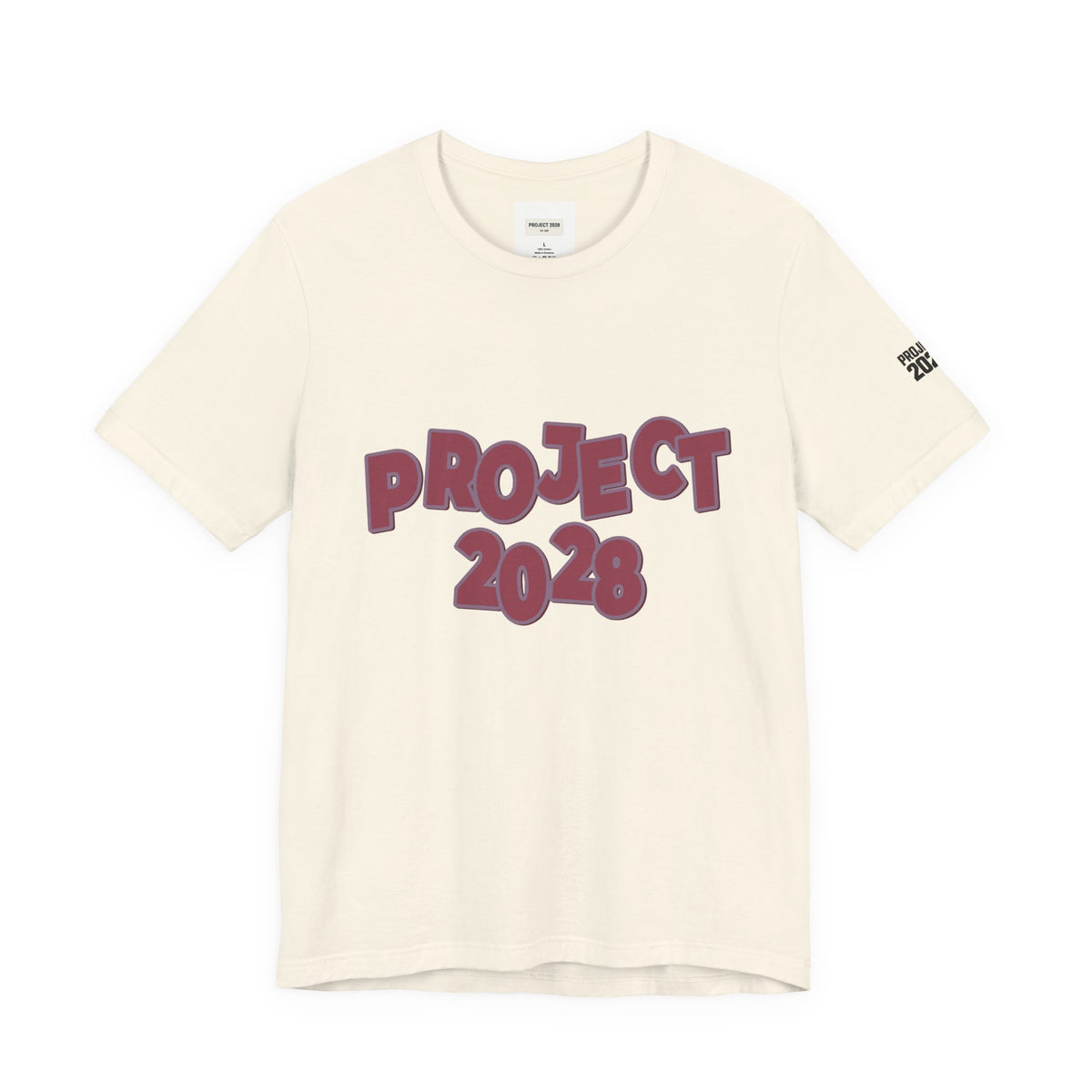 Project 2028 Tee — "Democracy Isn’t Automatic" Political Statement T-Shirt - Make a Statement Without Saying a Word!