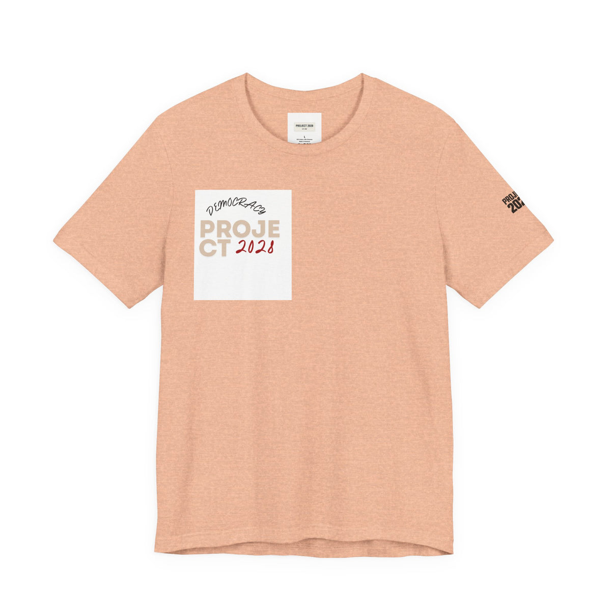 Project 2021 Tee — 'Democracy Isn't Automatic' Graphic Shirt - Make a Statement Without Saying a Word!