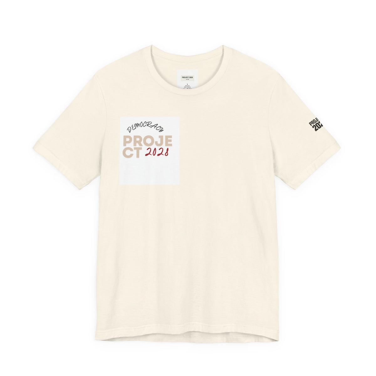 Project 2021 Tee — 'Democracy Isn't Automatic' Graphic Shirt - Make a Statement Without Saying a Word!