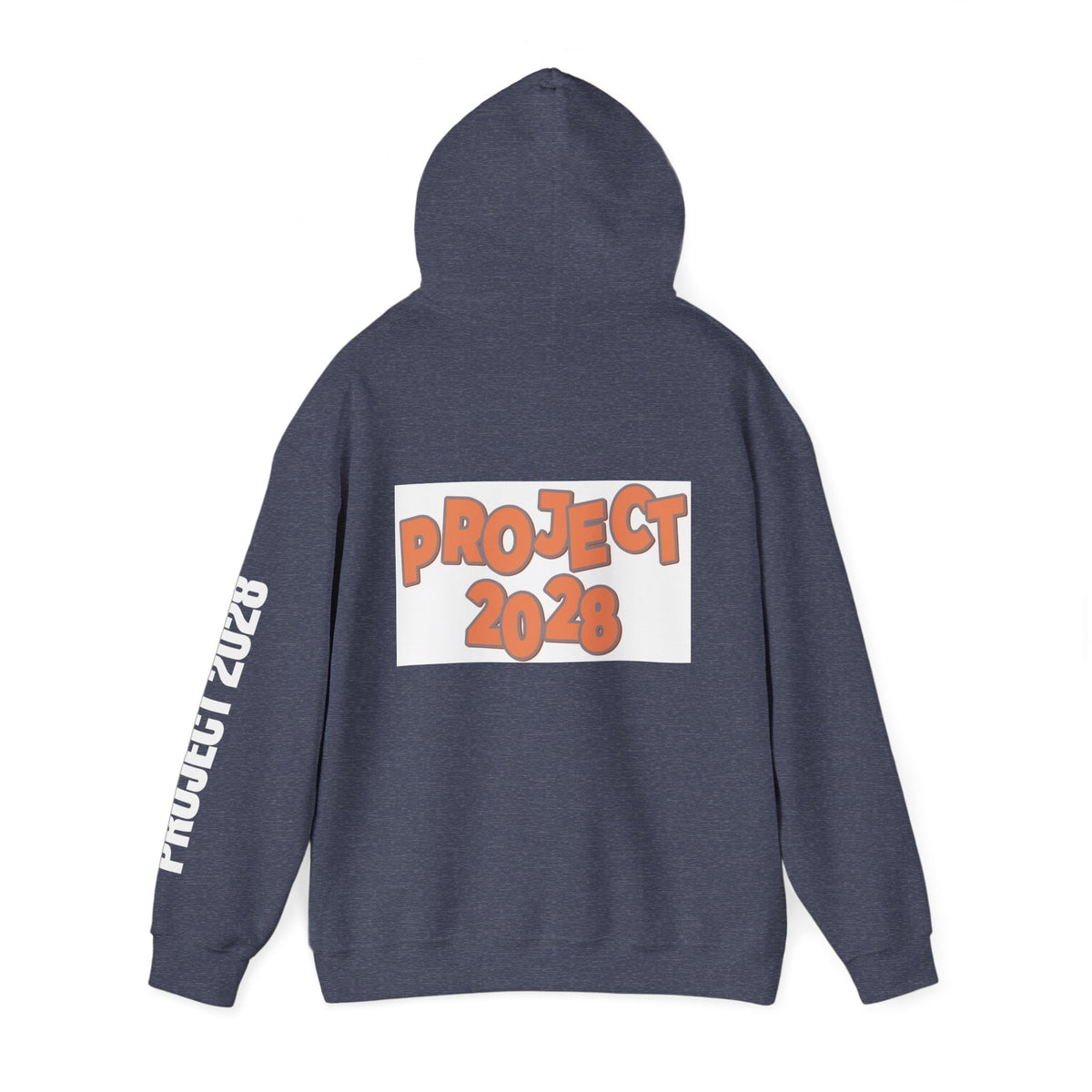 Project 2028 Hoodie | Retro Bubble Letter Design