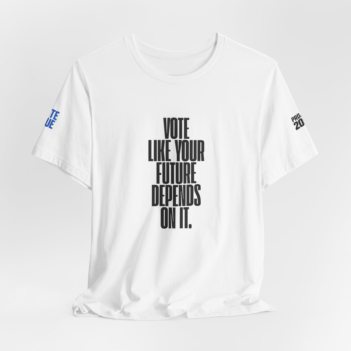 Democracy Is Not Automatic Tee — "Vote Like Your Future Depends On It" Political Statement Shirt - Make a Statement Without Saying a Word!