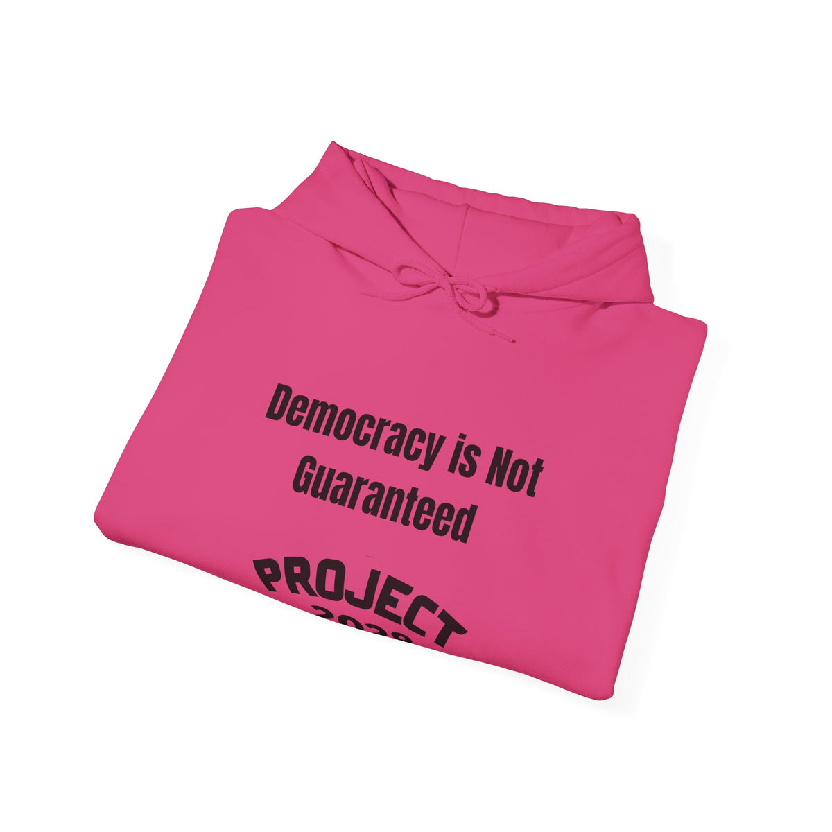Democracy Isn't Automatic hoodie | Project 2028 slogan hoodie