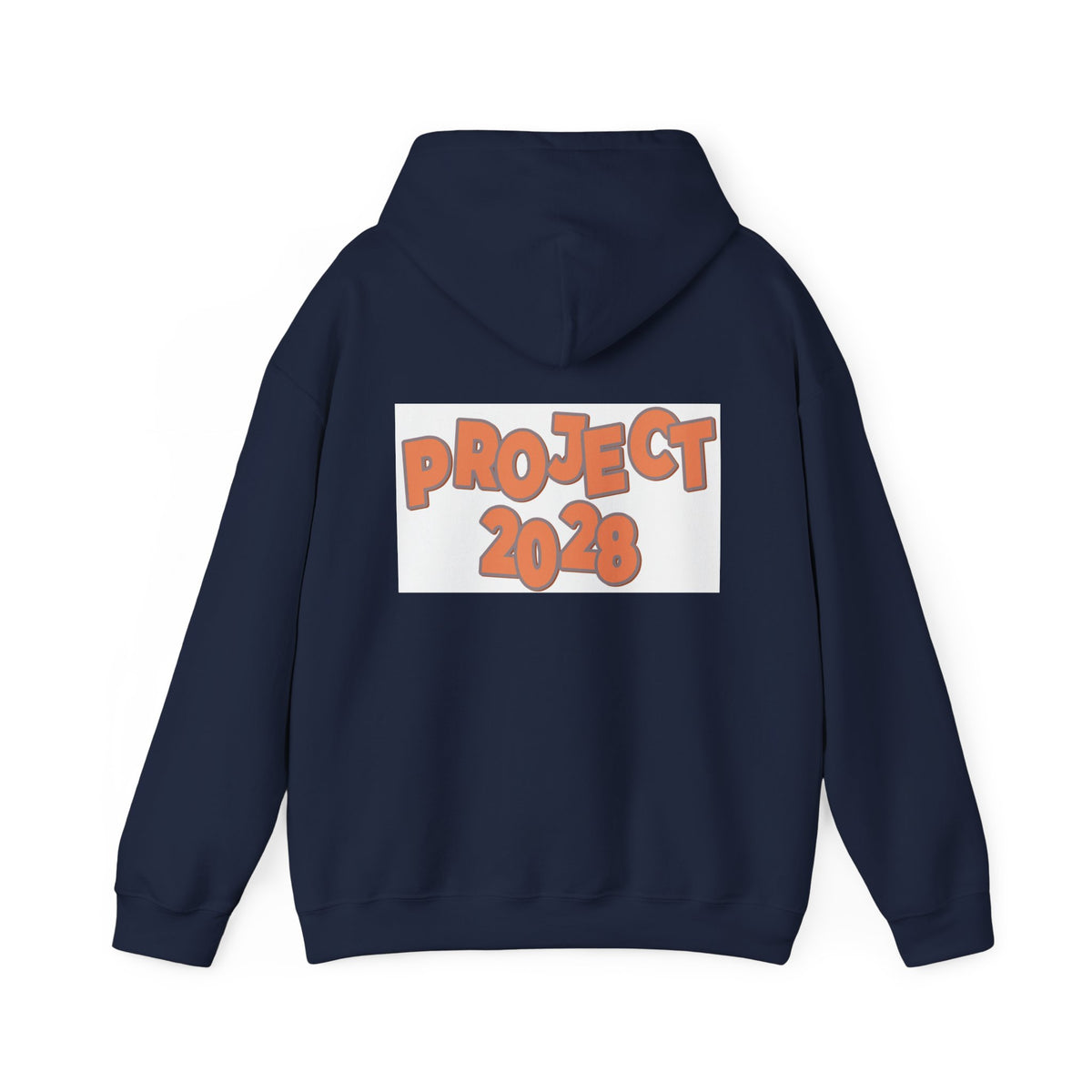 Project 2028 Hoodie | Retro Bubble Letter Design
