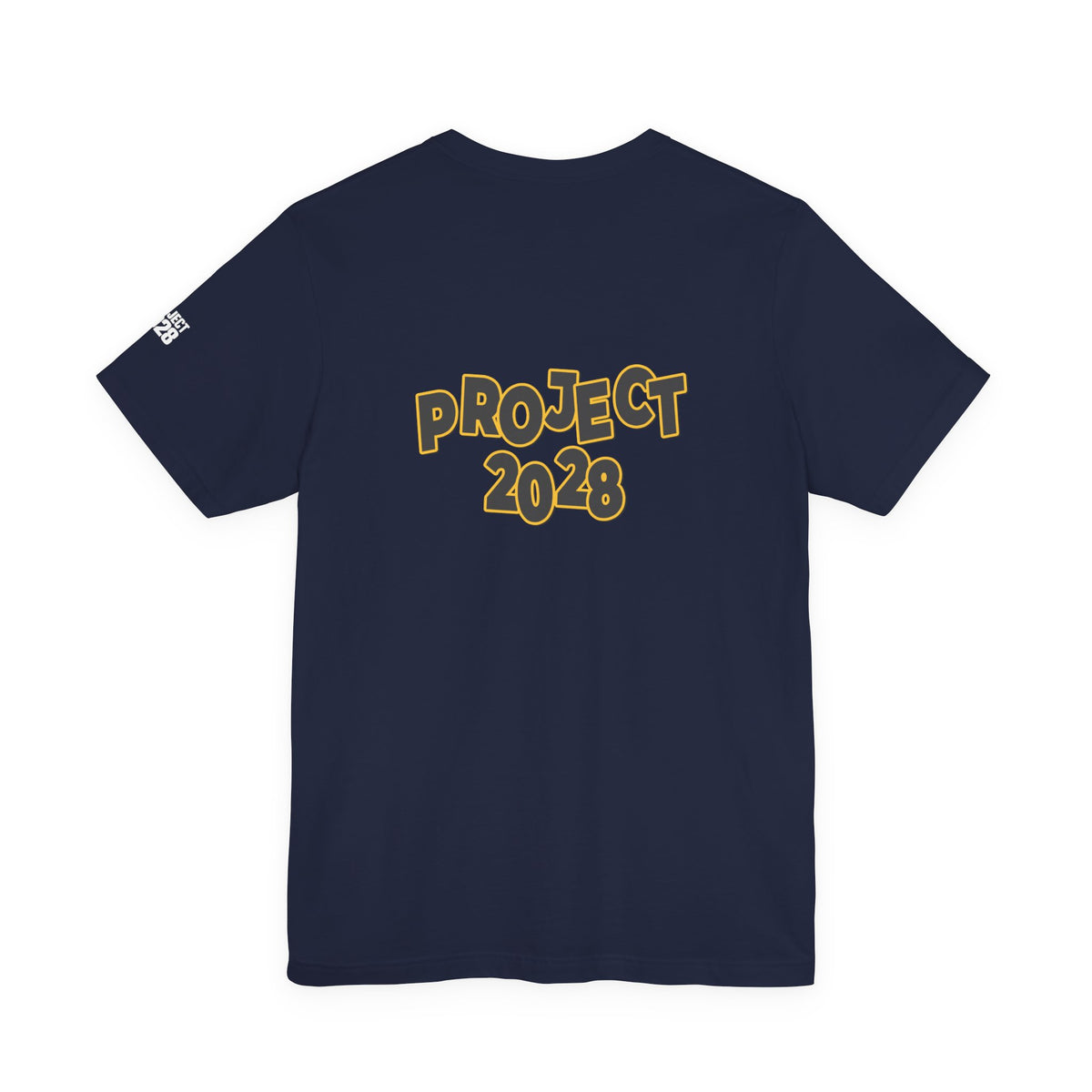 Don't Look Back Tee — 'Project 2028' Motivational Graphic T-Shirt - Make a Statement Without Saying a Word!