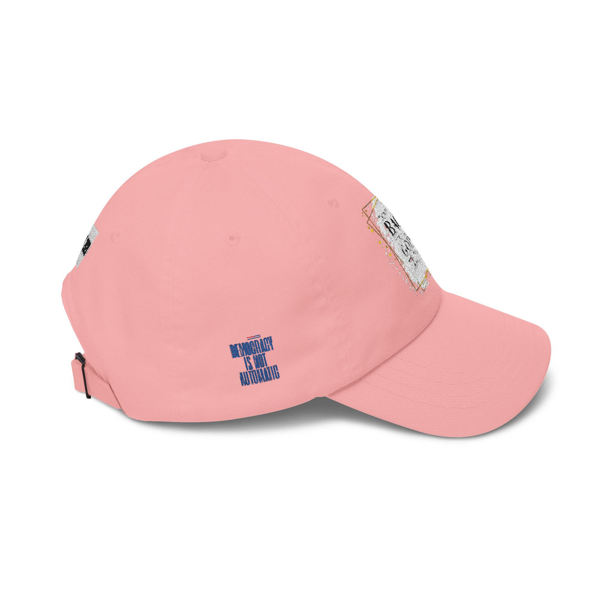 Dad Cap — 'Don't Look Back, You're Not Going That Way' Inspirational Embroidered Baseball Hat