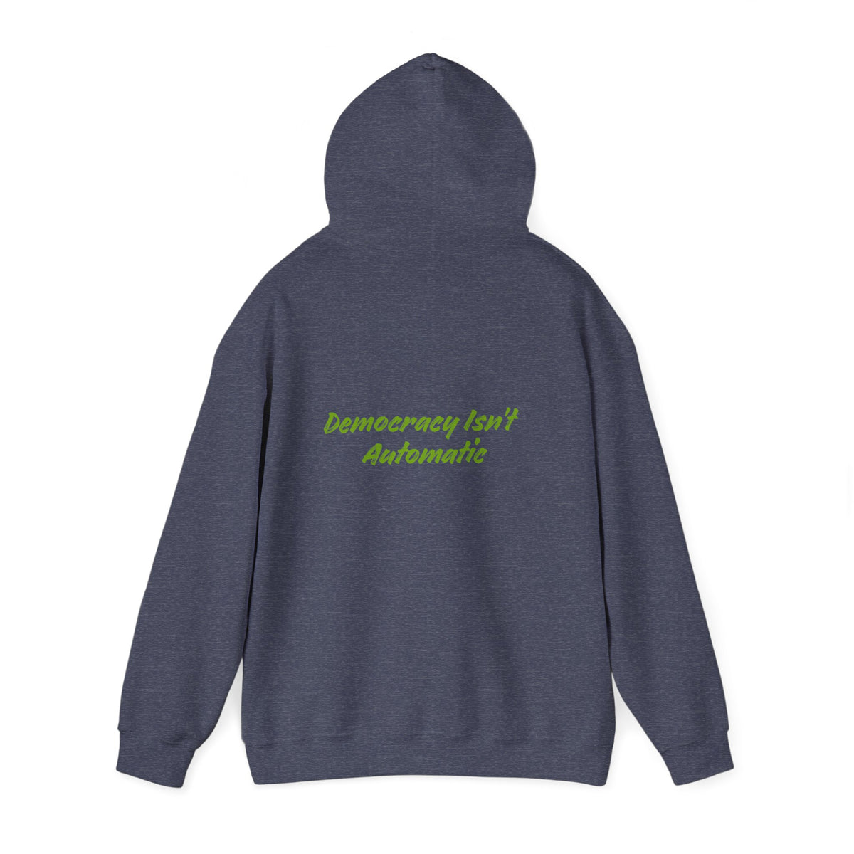 Protect Democracy Project 2023 Hoodie | Democracy Isn't Automatic