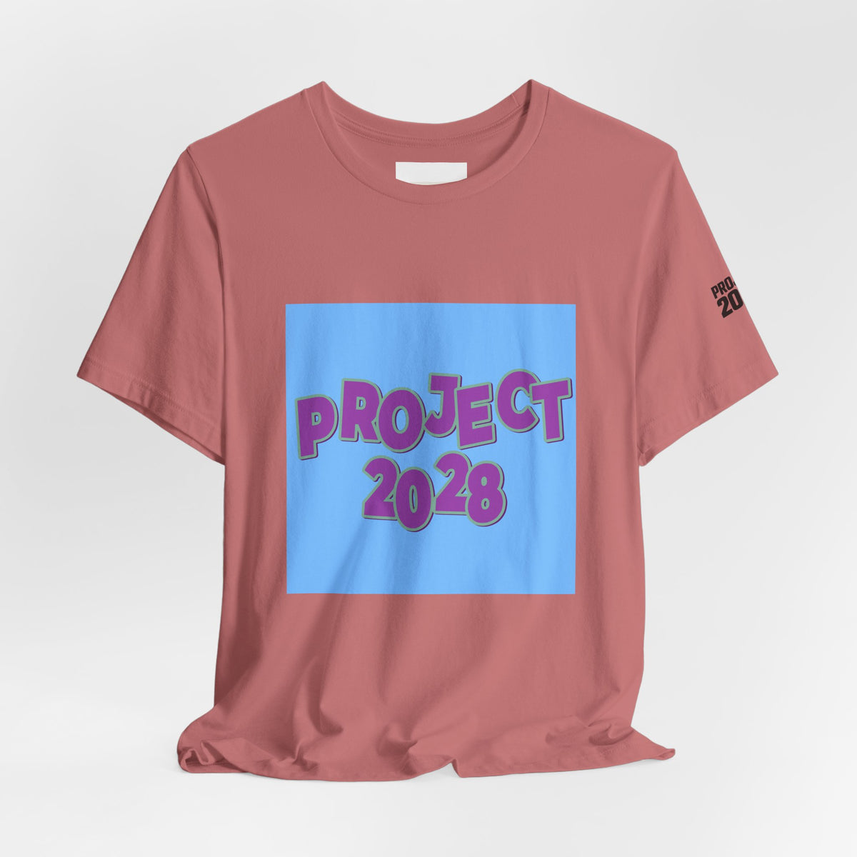 Project 2028 Tee — 'Democracy Isn’t Automatic' Political Campaign T‑Shirt - Make a Statement Without Saying a Word!