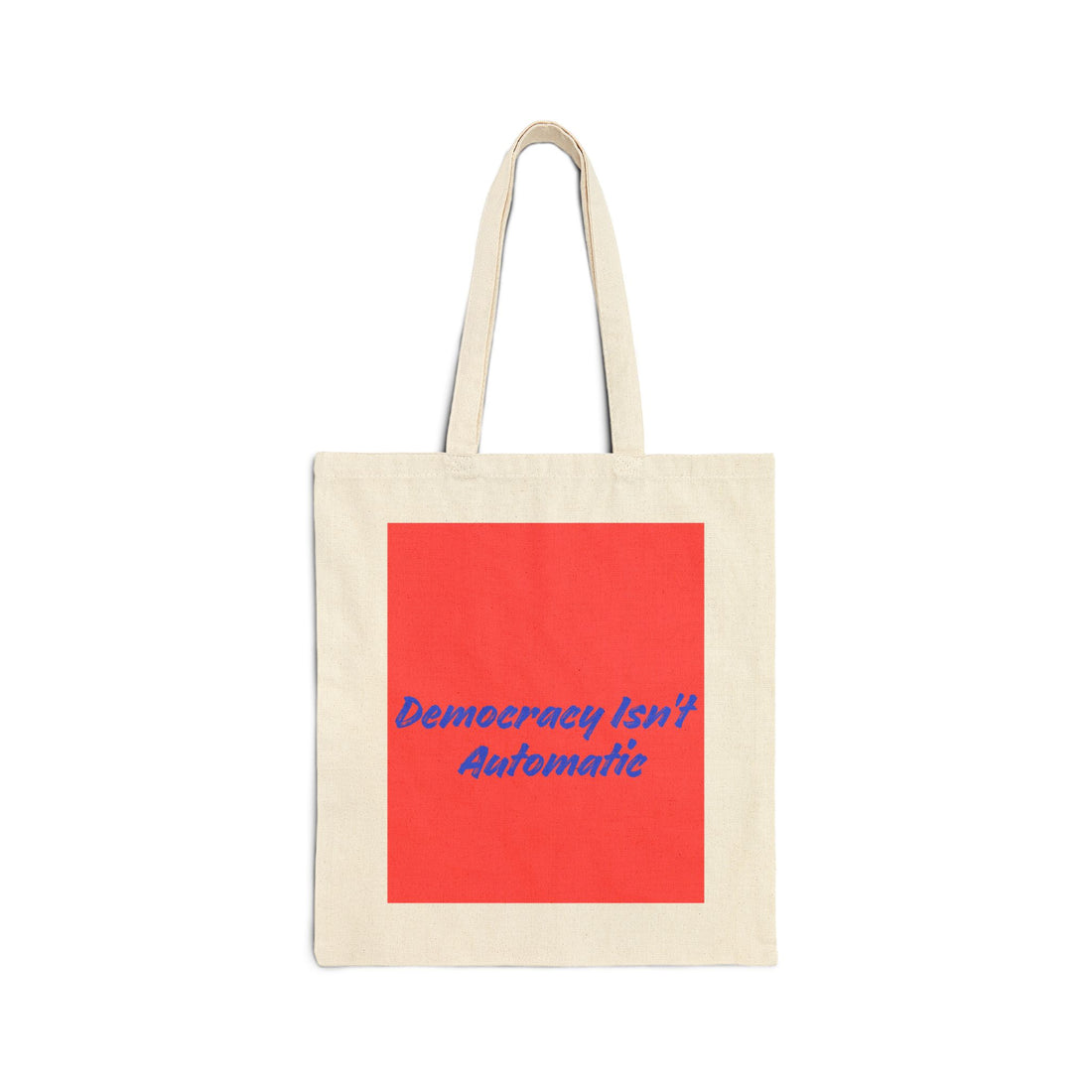 Tote Bag — “Protect Democracy Project 2028” Political Canvas Tote
