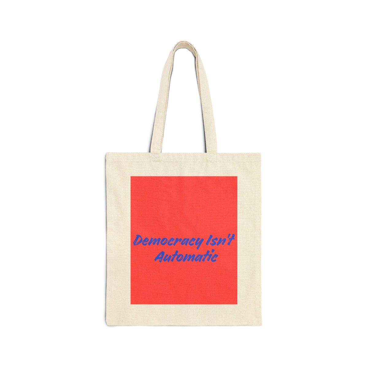 Tote Bag — “Protect Democracy Project 2028” Political Canvas Tote
