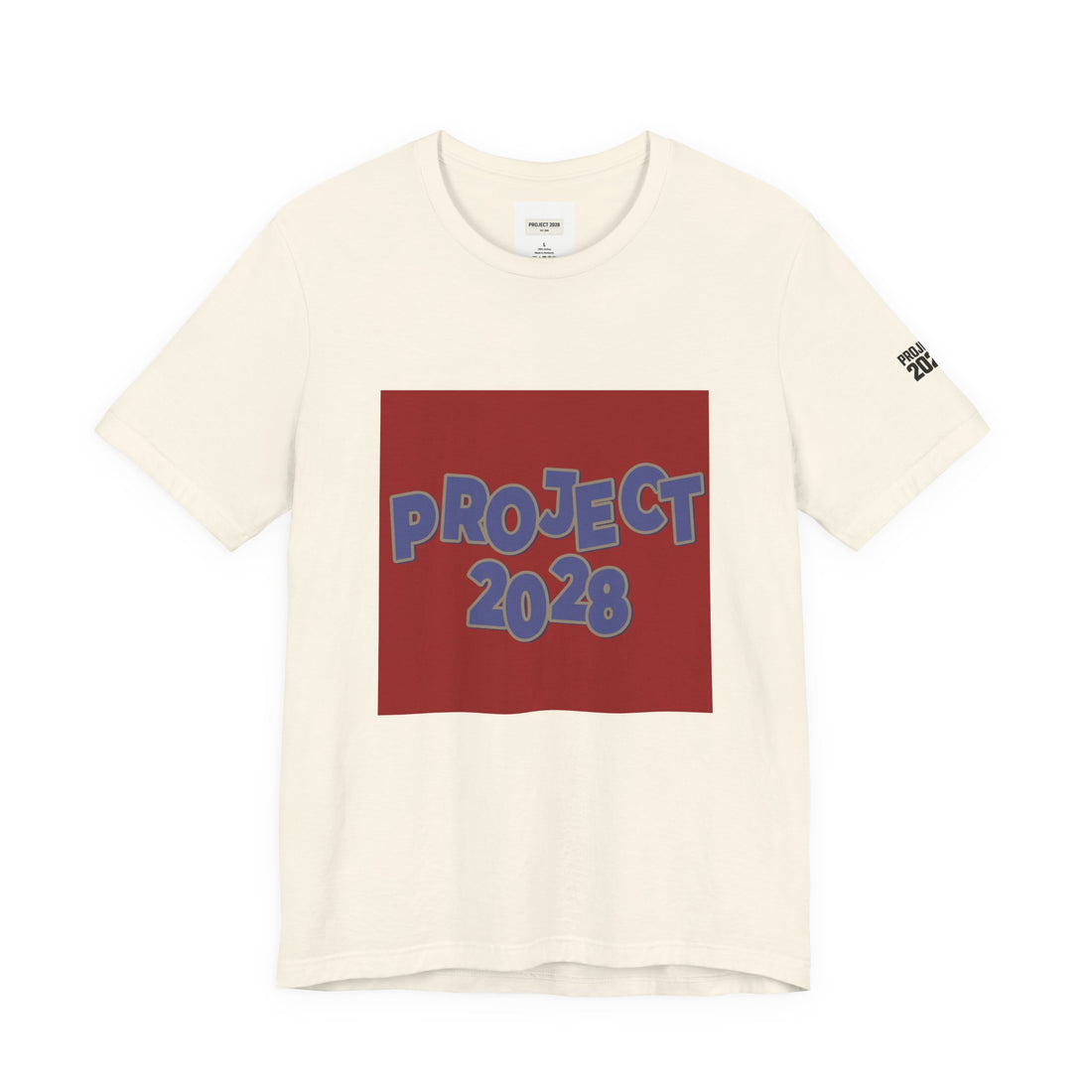 Project 2028 Tee — "Democracy Isn't Automatic" Political Campaign T‑Shirt - Make a Statement Without Saying a Word!