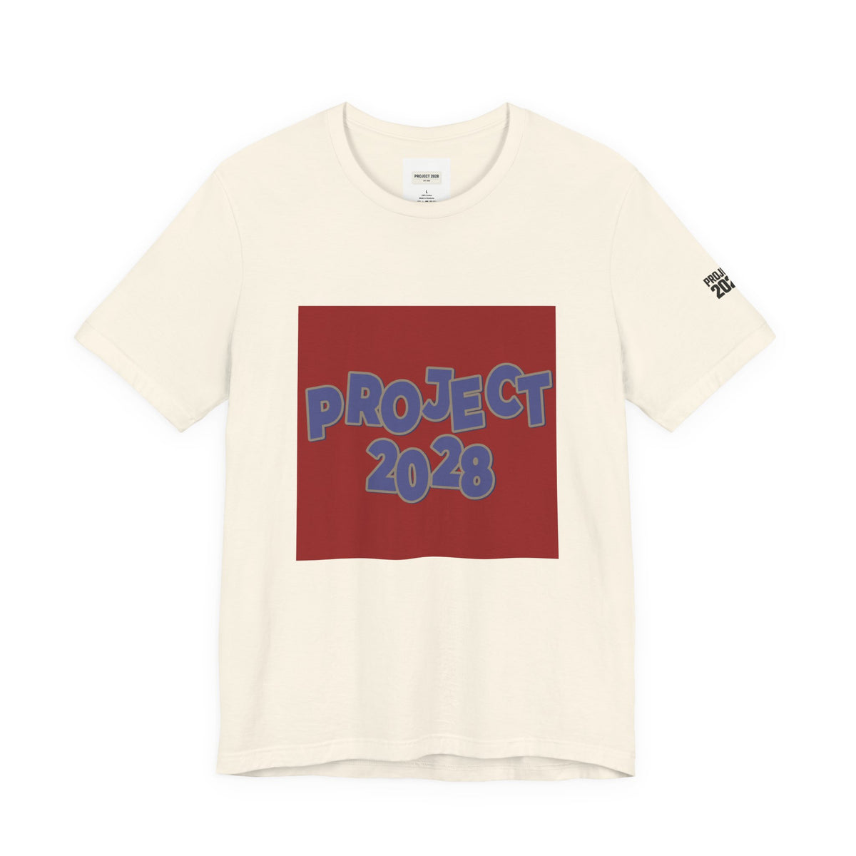 Project 2028 Tee — "Democracy Isn't Automatic" Political Campaign T‑Shirt - Make a Statement Without Saying a Word!