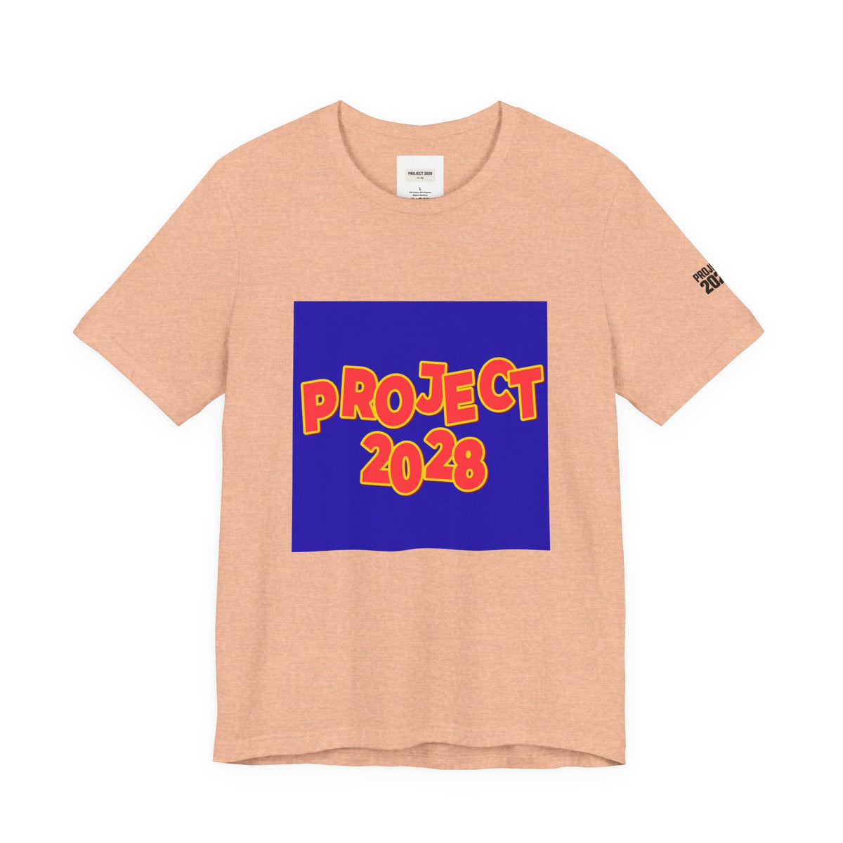 Project 2028 T-Shirt — "Democracy Isn't Automatic" Political Campaign Tee - Make a Statement Without Saying a Word!
