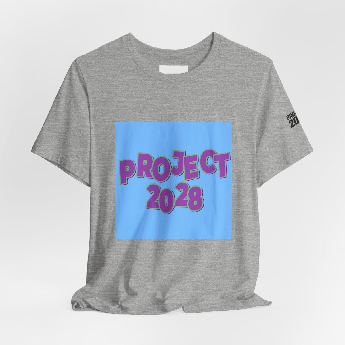Project 2028 Tee — 'Democracy Isn’t Automatic' Political Campaign T‑Shirt - Make a Statement Without Saying a Word!