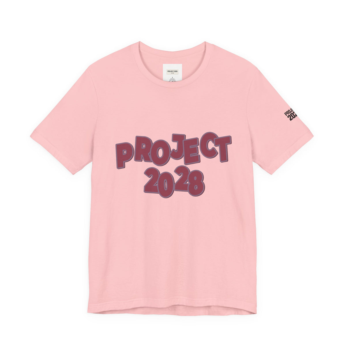 Project 2028 Tee — "Democracy Isn’t Automatic" Political Statement T-Shirt - Make a Statement Without Saying a Word!