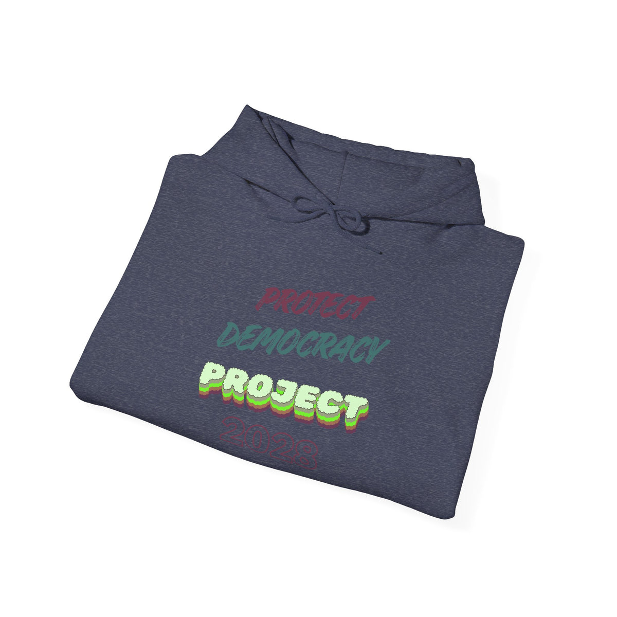 Protect Democracy Project 2023 Hoodie | Democracy Isn't Automatic