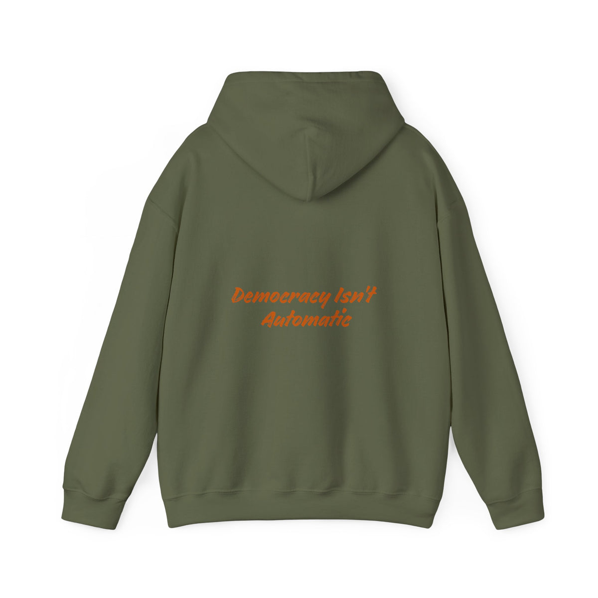 Democracy Isn't Automatic hoodie | Project 2028 slogan hoodie