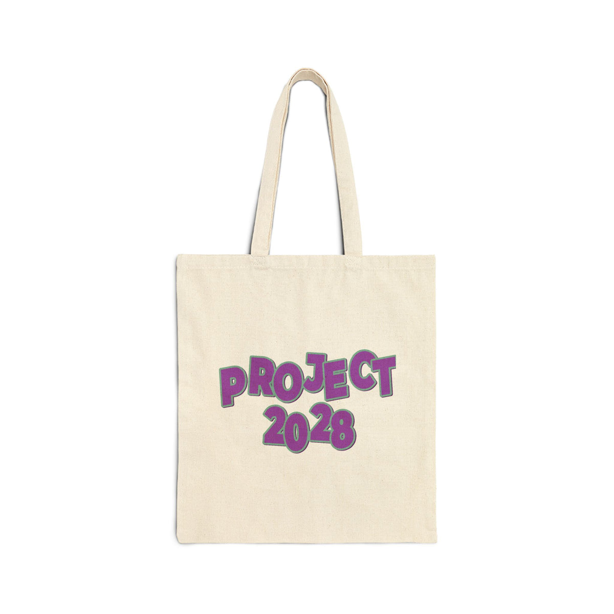 Tote Bag — Project 2028 "Democracy Isn’t Automatic" Canvas Tote