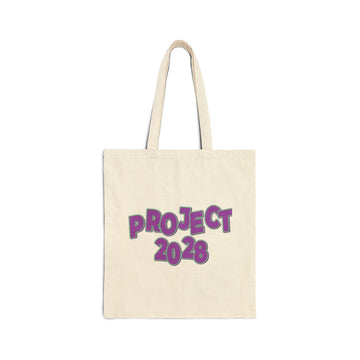 Tote Bag — Project 2028 "Democracy Isn’t Automatic" Canvas Tote