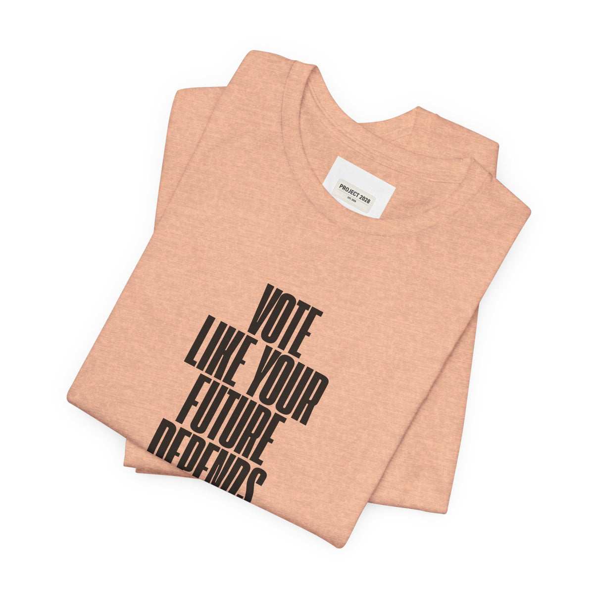 Democracy Is Not Automatic Tee — "Vote Like Your Future Depends On It" Political Statement Shirt - Make a Statement Without Saying a Word!