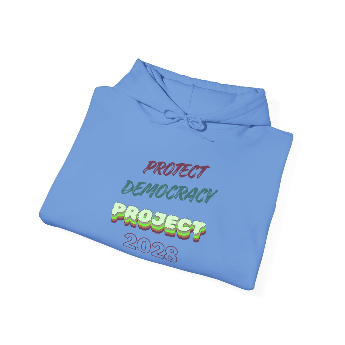 Protect Democracy Project 2023 Hoodie | Democracy Isn't Automatic