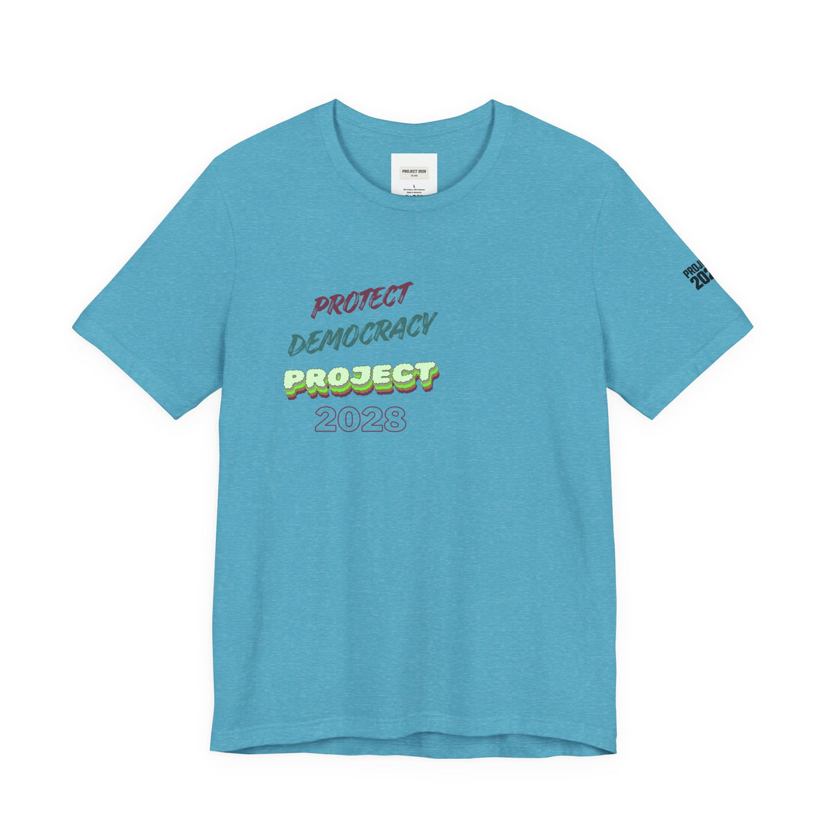 Protect Democracy Project 2023 Tee — "Democracy Isn't Automatic" Graphic T‑Shirt - Make a Statement Without Saying a Word!