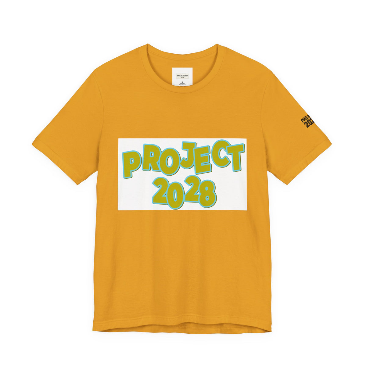 Project 2028 Tee — "Democracy Isn't Automatic" Graphic T‑Shirt - Make a Statement Without Saying a Word!