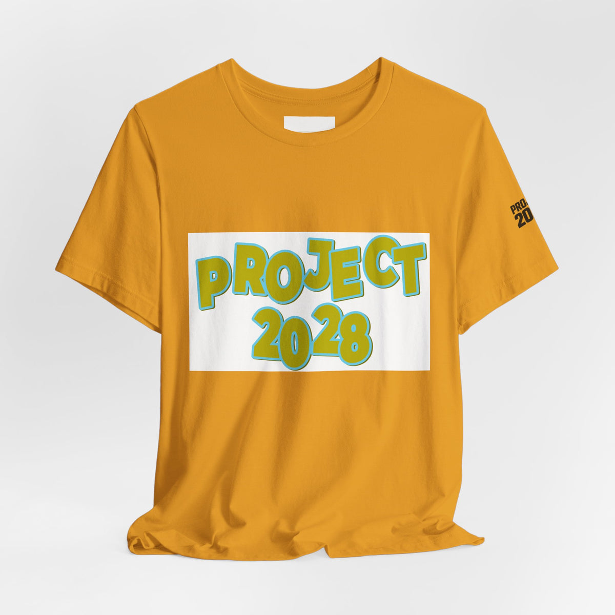Project 2028 Tee — "Democracy Isn't Automatic" Graphic T‑Shirt - Make a Statement Without Saying a Word!
