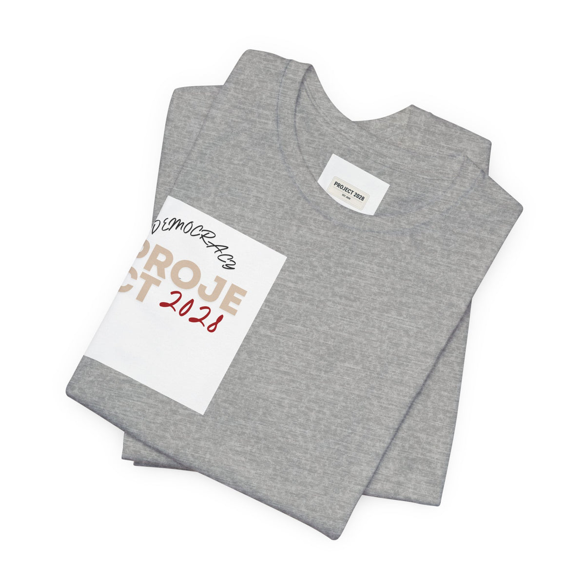 Project 2021 Tee — 'Democracy Isn't Automatic' Graphic Shirt - Make a Statement Without Saying a Word!