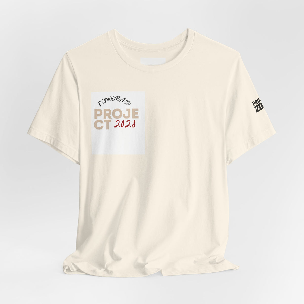 Project 2021 Tee — 'Democracy Isn't Automatic' Graphic Shirt - Make a Statement Without Saying a Word!