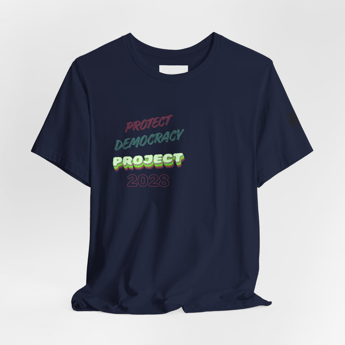 Protect Democracy Project 2023 Tee — "Democracy Isn't Automatic" Graphic T‑Shirt - Make a Statement Without Saying a Word!