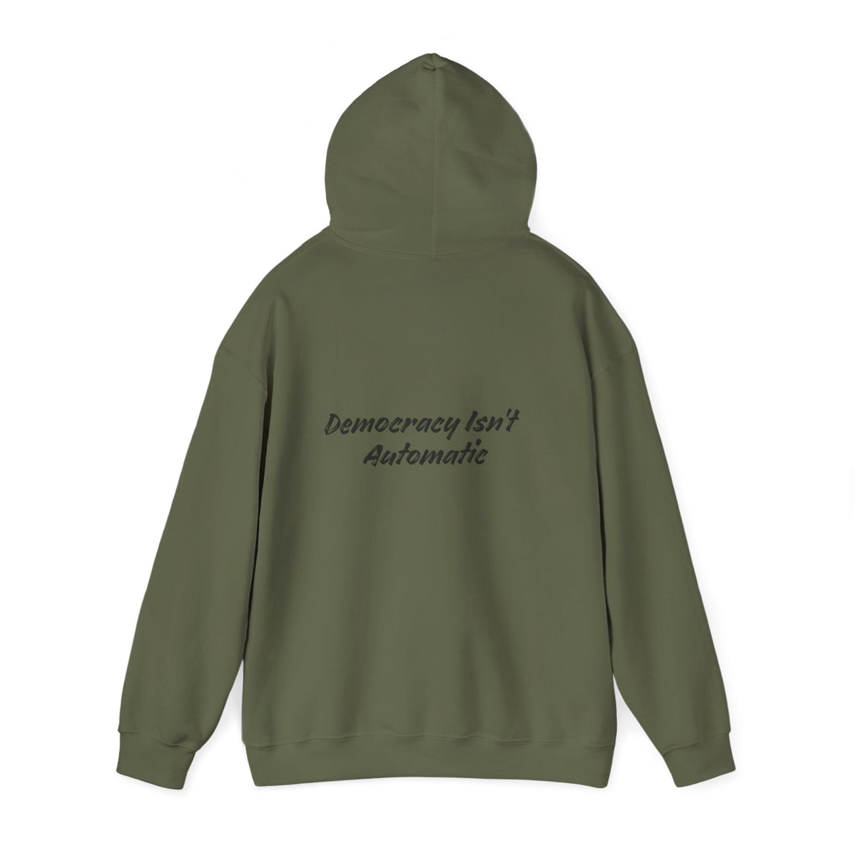 Protect Democracy Project 2028 Hoodie | democracy text design
