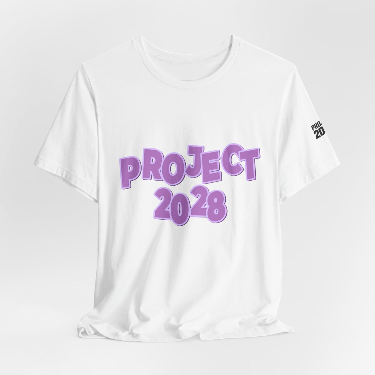 Project 2028 T-Shirt — “Democracy Isn’t Automatic” Political Activism Tee - Make a Statement Without Saying a Word!