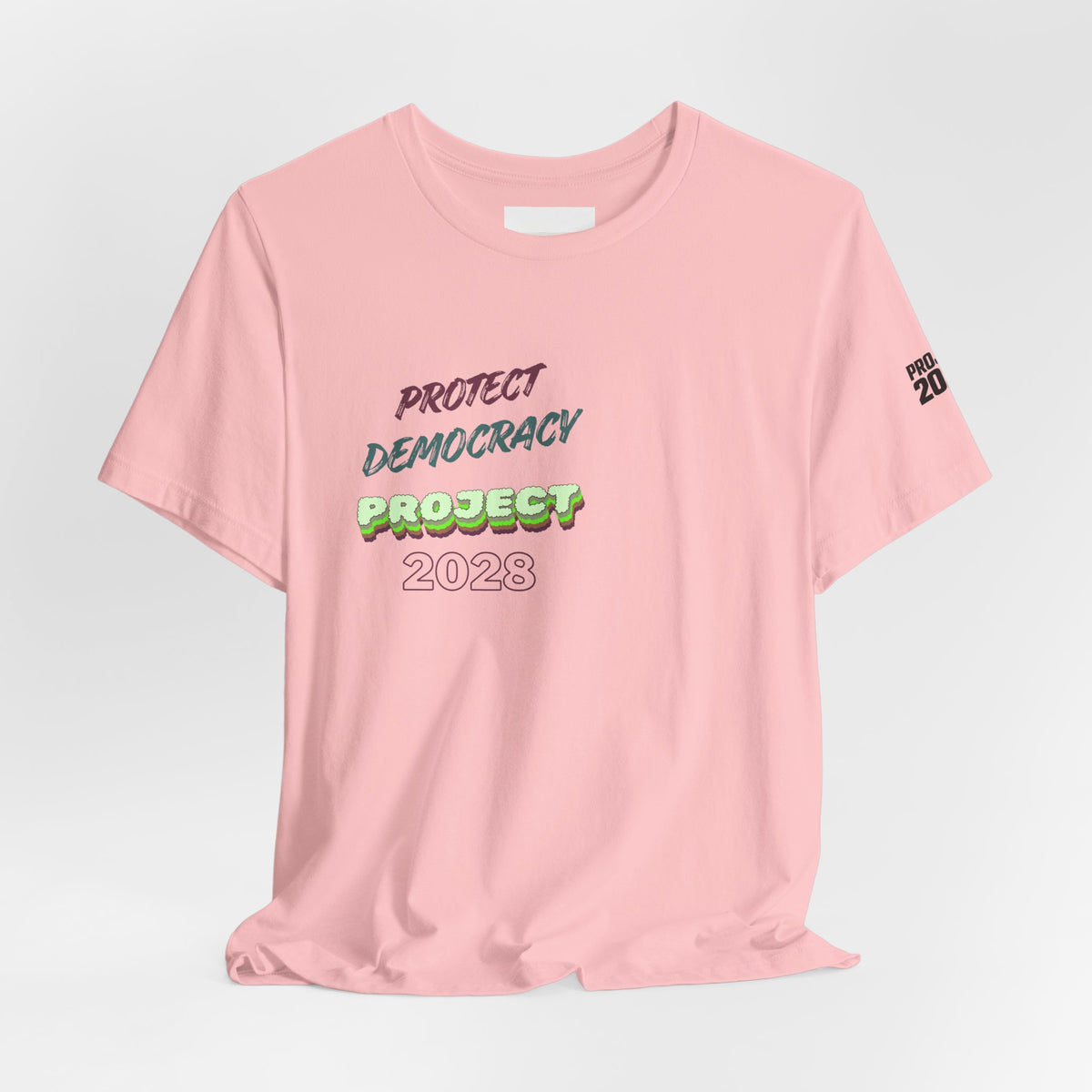 Protect Democracy Project 2023 Tee — "Democracy Isn't Automatic" Graphic T‑Shirt - Make a Statement Without Saying a Word!