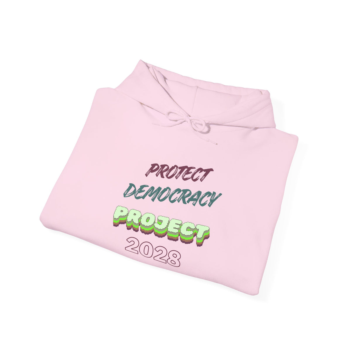 Protect Democracy Project 2023 Hoodie | Democracy Isn't Automatic