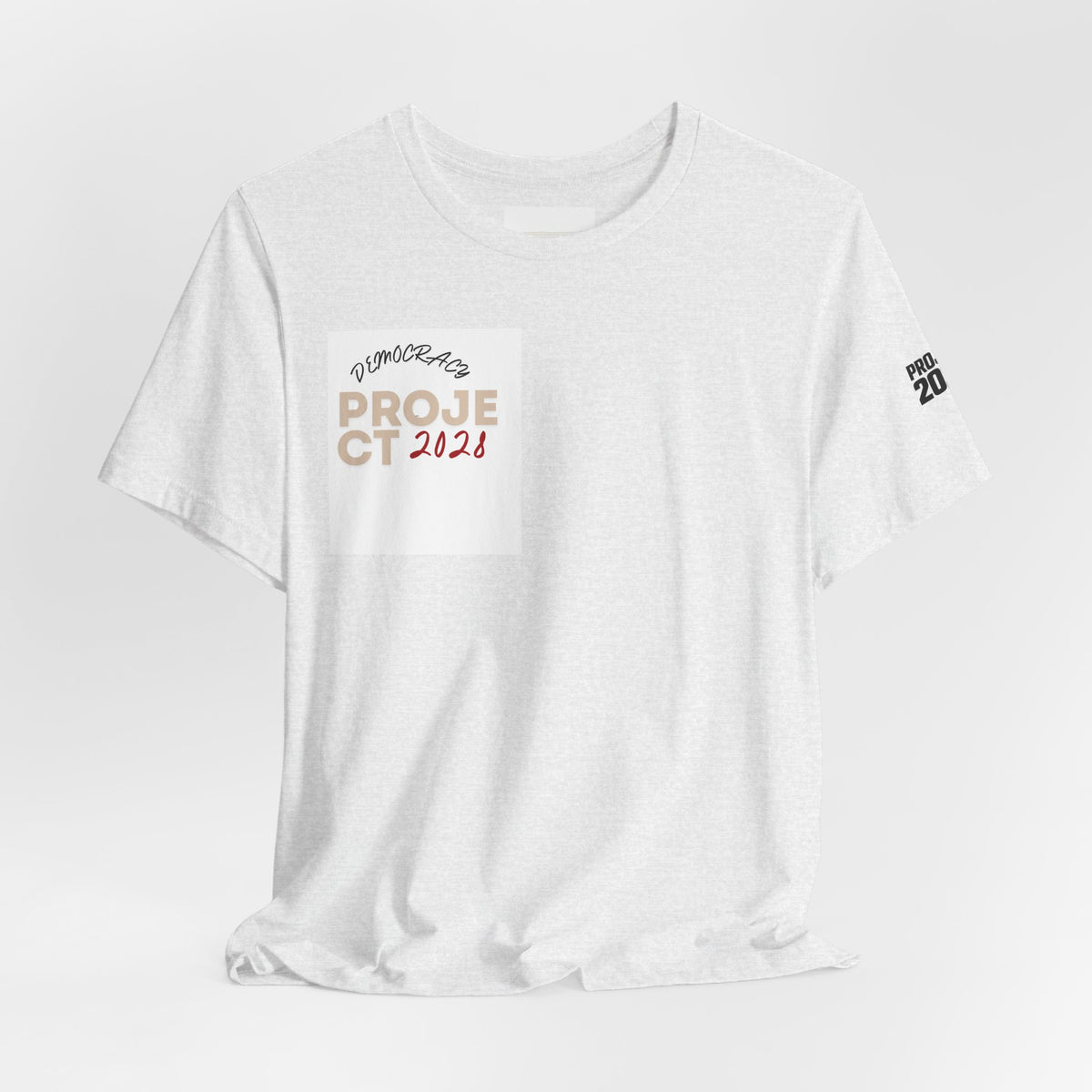 Project 2021 Tee — 'Democracy Isn't Automatic' Graphic Shirt - Make a Statement Without Saying a Word!