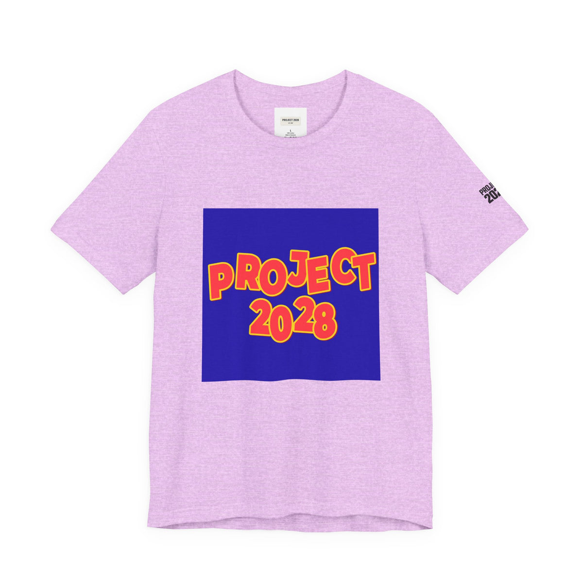 Project 2028 T-Shirt — "Democracy Isn't Automatic" Political Campaign Tee - Make a Statement Without Saying a Word!